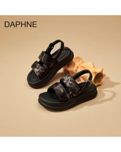 DAPHNE Women's Platform Sandals 2025 New Summer Collection - French-Inspired Stunning Casual Wedge Sandals for Beach and Outfits with Dresses
