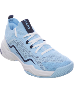 DECATHLON Badminton Shoes Women's Sports Shoes - Durable, Shock-Absorbing, Non-Slip, Sky Blue, Size 38, Model 4535417