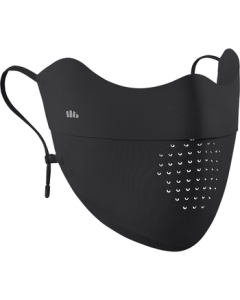 beneunder Sunscreen Mask for Women - High Aesthetic, Lightweight, Seamless Face Cover for Cycling, Black