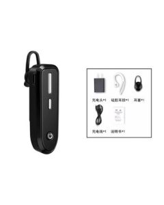 MEEEGOU Walkie Talkie Bluetooth One-Key Universal Ear Hook Wireless In-Ear Headset, 2000 Sq.m Coverage, Upgraded Black for Beauty, Catering, and Hotels