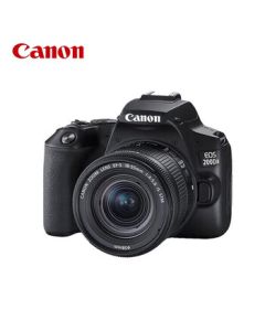 Canon EOS 200D II (18-55mm) Second-Generation Entry-Level DSLR Camera - High-Definition Vlog Video Digital Camera with Live Streaming Capability - Black