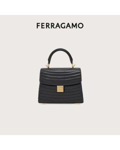 Ferragamo Women's Black Handbag 0776521 Gift for Girlfriend