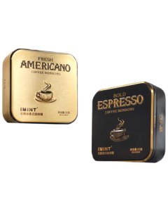 I'MINT Sugar-Free Italian High-Caffeine Coffee Candy 32g*3 - Rich Aroma, Driving Refreshment, Nighttime Alertness, Throat Soothing Candy