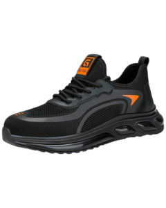 Liangli Bird Safety Shoe 04 [10KV Insulation] Black Soft & Comfortable [Anti-Smash & Anti-Puncture] Black