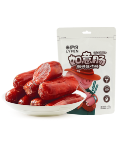 Laiyifen Charcoal Grilled Mini Sausage BBQ Flavor 125g Pork Sausage Ham Jerky Snacks Instant Snack Midnight Bite Leisure Snack