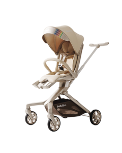 bebebus Max Lightweight Foldable Stroller, Reversible High-View Baby Pushchair for Walking with Kids