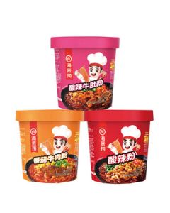 Haidilao Mixed Flavor 12-Pack Spicy Noodles (6*160g Spicy Tripe Noodles + 6*144g Spicy Assorted Noodles)