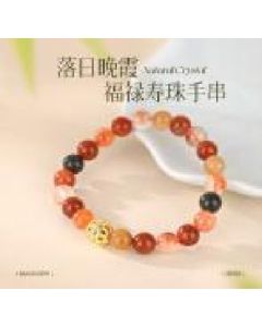 Fu Lu Shou beads bracelet
