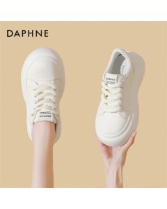 Daphne Sneakers Slimming Women's Shoes Spring Soft Sole Breathable White Casual Shoes Lightweight Flats 4025101089 Beige 37