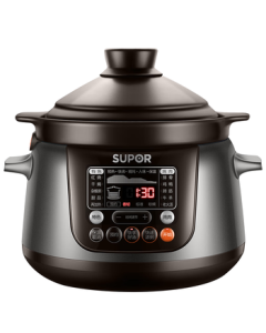 SUPOR SUPOR Electric Stew Pot, Slow Cooker, Soup Pot, Stew Pot, Bird's Nest Stew Cup, Porridge Cooker, Special Baby Porridge Pot, Electric Cooking Pot, 3L Chi Tao TG30YC5 Multi-Function Pot