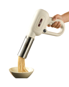 Liven (Liven) Noodle Maker for Home Use, Automatic Wireless Handheld Noodle Press, Electric Pasta Extruder with 5 Stainless Steel Noodle Molds, Model ML-A410