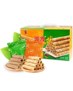 Bonnie Seaweed & Egg Flavor Egg Rolls 288g (36g*8) Mid-Autumn Festival Gift Box Crispy Snack Biscuit Pastry