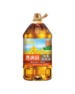 Xiangman Garden Everyday Grain Fragrance Low Erucic Acid Pure Aroma Non-GMO Physically Pressed Rapeseed Oil 5L, Proudly Produced by Jinlongyu