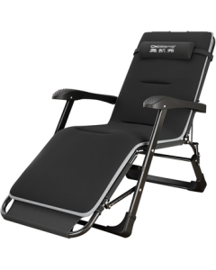 OKeefe Folding Bed Lounge Chair Single Bed Office Nap Bed Folding Chair Rest Chair Camping Cot Nap Bed Convertible for Sitting and Lying