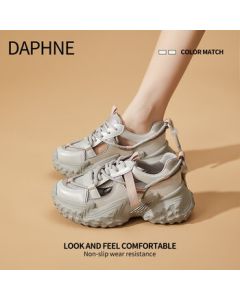 DAPHNE Women's Lightweight Platform Dad Shoes 2025 New Summer Bestseller Breathable Mesh Sneakers with Height Increase