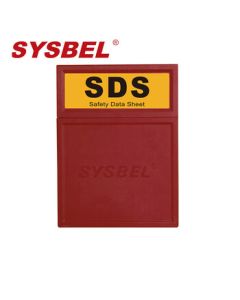 Sisber WAB001 Safety Cabinet Accessory MSDS Storage Fireproof Cabinet Compatible with FM Fire Safety Cabinet Use Red 1-Piece Set YL
