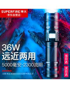 SupFire V8-S Flashlight, High-Powered Mini Zoomable Long-Range Flashlight with Ultra-Long Battery Life, Super Bright Outdoor Cycling Light