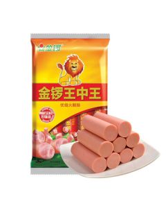 Jinluo Ham Sausage King's Delight 40g*10 Sticks for Outings, Camping, and BBQ