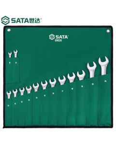 SATA 14-Piece Full Polished Double-End Wrench Set 09026