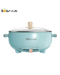 Bear Electric Hot Pot, 5L Large Capacity Multi-purpose Electric Cooking Pot for Home Use DHG-D50C6
