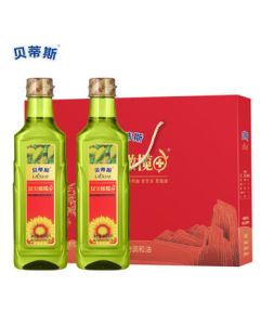Betis (BETIS) Premium Sunflower Olive Oil Edible Oil 468ml*2 Holiday Gift [Deluxe Gift Box]