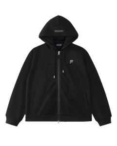 FILAFUSION Men's Casual Knit Hooded Jacket, 2025 Autumn/Winter Simple Loose Outerwear