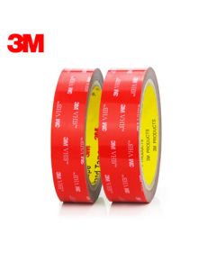 3M Heavy Duty Double-Sided Tape for ETC/Car/Home Use, No Residue, Waterproof, High-Temperature Resistant, 10mm*3m, 2 Rolls Pack
