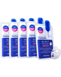 Mediheal Upgraded New Hydrating Firming Mask 5-Piece Set - Moisturizing, Hydrating, Elasticity-Boosting, Fine Line-Reducing, Essential Travel Gift