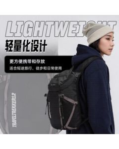Anta × China National Geographic丨TT12 Unisex Lightweight Outdoor Backpack Sports Travel Bag Black One Size