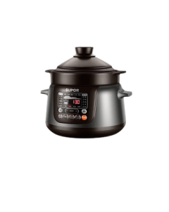 SUPOR Electric Stew Pot 4L Large Capacity Ceramic Slow Cooker, Porridge Maker with Premium Purple Clay Inner Pot, Precise Control, Fast & Smart, Programmable Porridge Pot DG40YC36