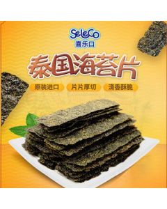 seleco Mermaid Japanese Thick Cut Seaweed (Original Flavor) 40g/Bag - Imported from Thailand