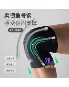 Mizuno Knee Support for Men and Women - Pair of 2 for Running, Basketball, Badminton, and Meniscus Protection