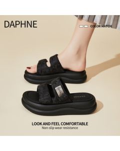 DAPHNE Women's Platform Sandals 2025 New Summer Collection - French Style Stunning Casual Wedge Sandals for Beach and Dress Outfits