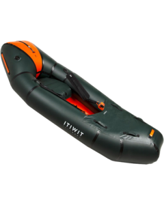 Decathlon ITIWIT - Inflatable Canoe Backpack Boat Compressible Ultra-Light 3.8kg (Supports up to 120kg) - 4018919