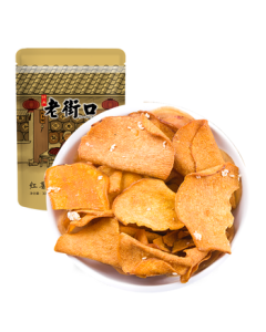 Laojiekou Crispy Sweet Potato Chips 300g/Bag, Dried Sweet Potato Snacks, Crispy Specialty Snacks