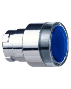 Schneider Electric Domestic XB2B Series Illuminated Button Head Blue ZB2BW36C