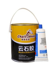 Jielu Marble Glue - Fast-Drying Stone & Tile Repair Adhesive for Dry Hanging, 3L, White (Per Bucket)