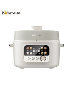 Bear Electric Pressure Cooker, 4L Smart Electric Pressure Rice Cooker with Dual Inner Pots, Multi-functional Home Use Soup Cooking Pot YLB-C40W5