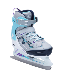 Decathlon Adjustable Ice Skates Figure Skates Ice Shoes with Stainless Steel Blades Turquoise Green Gray Size 29~32-2629502