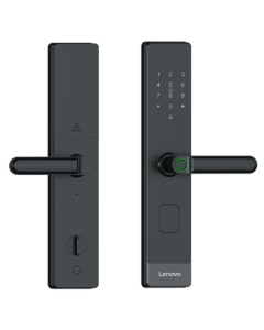 Lenovo Smart Door Lock E20 Fingerprint Lock, Grade C Lock Core, Entrance Door, Anti-Theft Door Lock, Card & Password Electronic Lock 【Compatible with Overlord Lock Body】