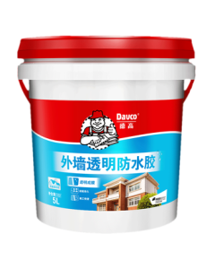Davco Dexga Exterior Wall Transparent Waterproof Glue - Leak Repair for Cracks, Water Seepage King, Anti-Permeation Invisible Waterproof Coating for Windowsills, 5L