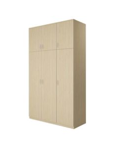 Zhiguang Custom Wardrobe GF798-3A White Maple 1350x600x2400H Unit: Set