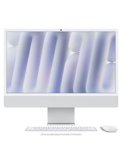 Apple AI Computer 2024 iMac 24-inch Silver 4.5K Display M4 (10-core + 10-core) 24GB 1TB All-in-One Desktop Z1K10002L [Enterprise Exclusive] &KD