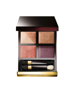 TOM FORD Eye Color Quad Eyeshadow Palette 04# 6g (TF Eyeshadow - Honeymoon Red-Brown Palette, Ultra-Smooth Texture, Long-Lasting Wear, Birthday Gift Box for Girlfriend)