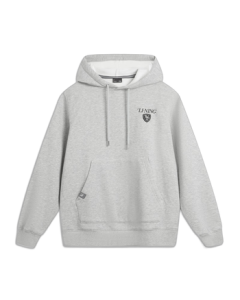 Li-Ning Fleece Hooded Sweatshirt for Men, 2025 Autumn/Winter New Arrival, Soft and Skin-Friendly Versatile Casual Sports Top AWDVA43
