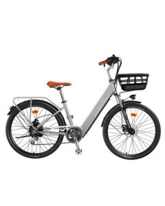 Phoenix L1 High Carbon Steel Ternary Lithium-Ion Battery Electric Bicycle 7-Speed 36V 10AH Gray 26-inch