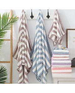 Coral velvet bath towel 70x140