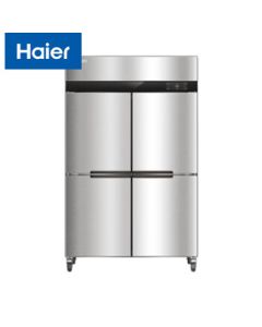 Haier Commercial Kitchen Refrigerator - Stainless Steel 4-Door Upright Freezer for Restaurants, Canteens, Hotels, and Back Kitchens, Frost-Free Air Cooling, Full Freezer SL-986D4W New