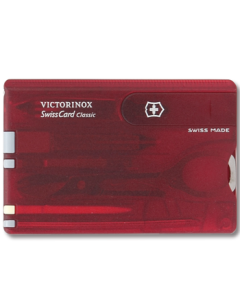 Victorinox Swiss Army Classic SD 10-Function Multi-Tool Pocket Knife, Foldable, Red (0.7100.T)