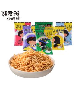 Zhang Jun Ya Little Sister Crispy Noodles BBQ Flavor 22g*5 110g Snack Noodles Mid-Autumn Festival Gift